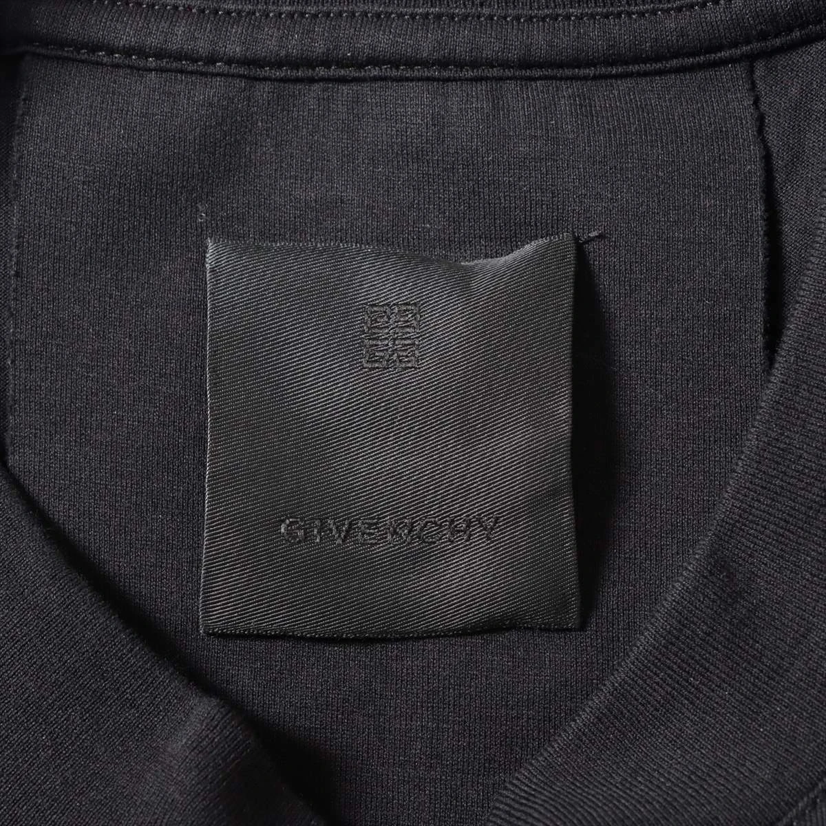 早い者勝ち【GIVENCHY】4G ロングスリーブ Tシャツ、ブラック ジバンシィ 4G コットン ロングTシャツ M メンズ ブラック