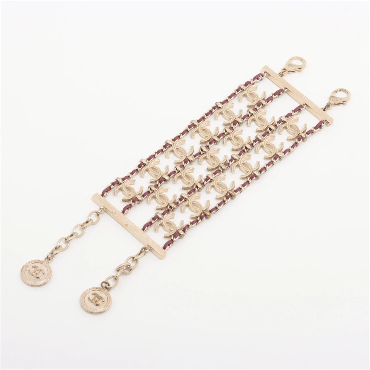 【美品】CHANEL ロゴ　コイン　ブレスレット　アンティーク CHANEL／シャネル／ヴィンテージ／チャーム／ブレスレット