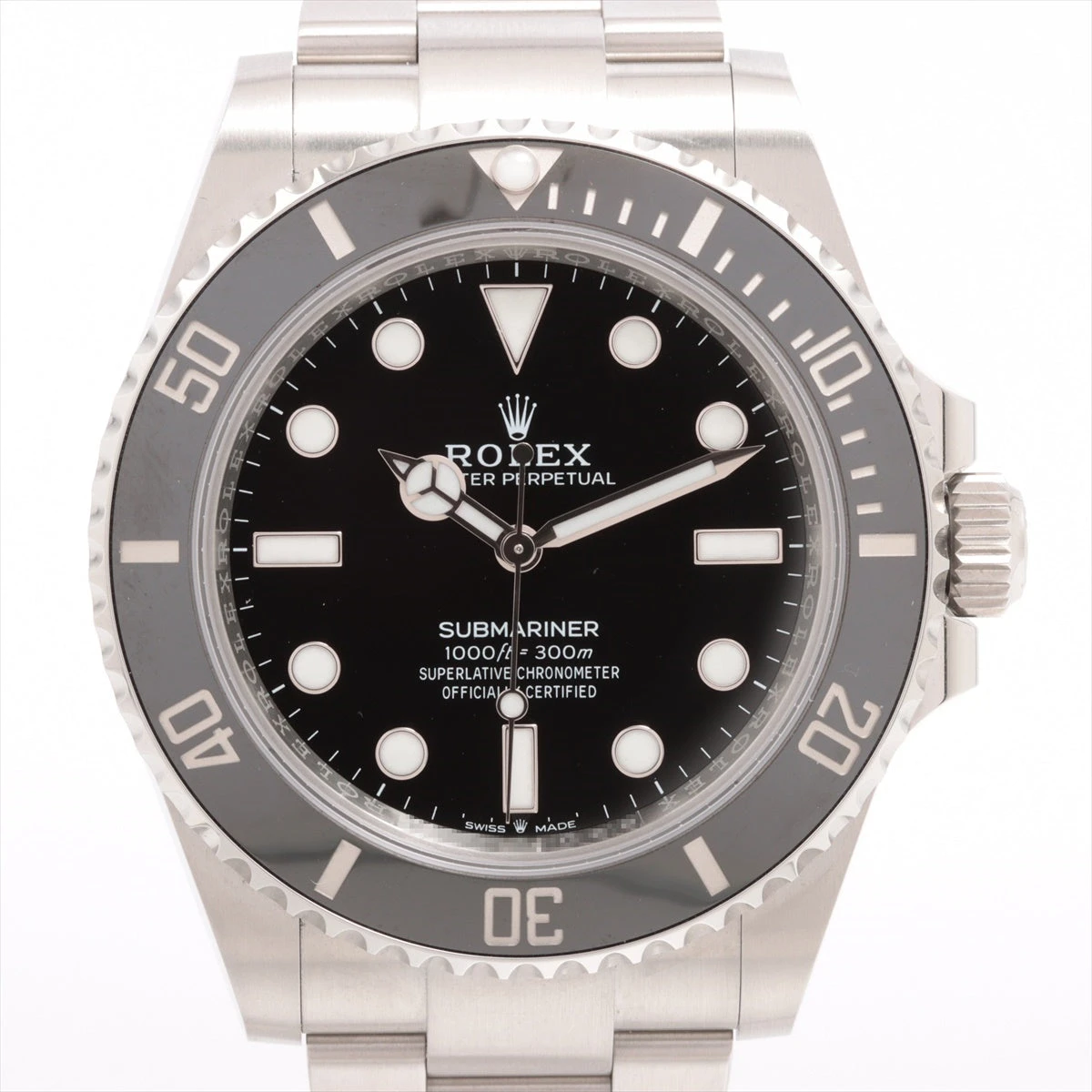 ロレックス サブマリーナ 124060 SS AT 黒文字盤 あまりごま2