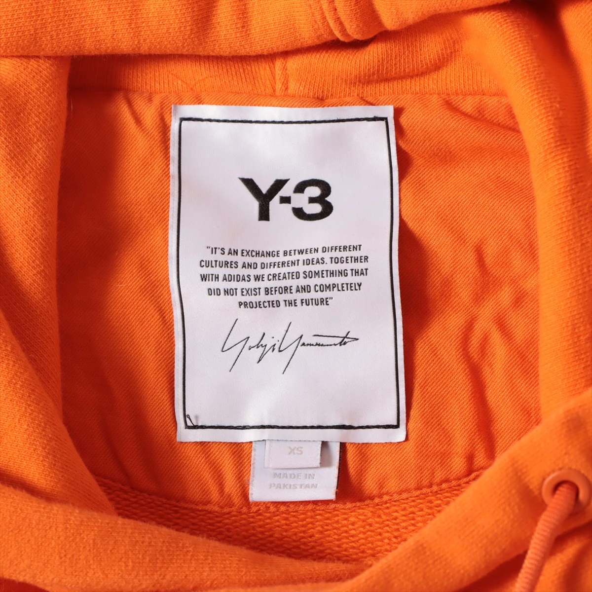 Y-3 コットン パーカー XS メンズ オレンジ VP007347｜中古ブランド品