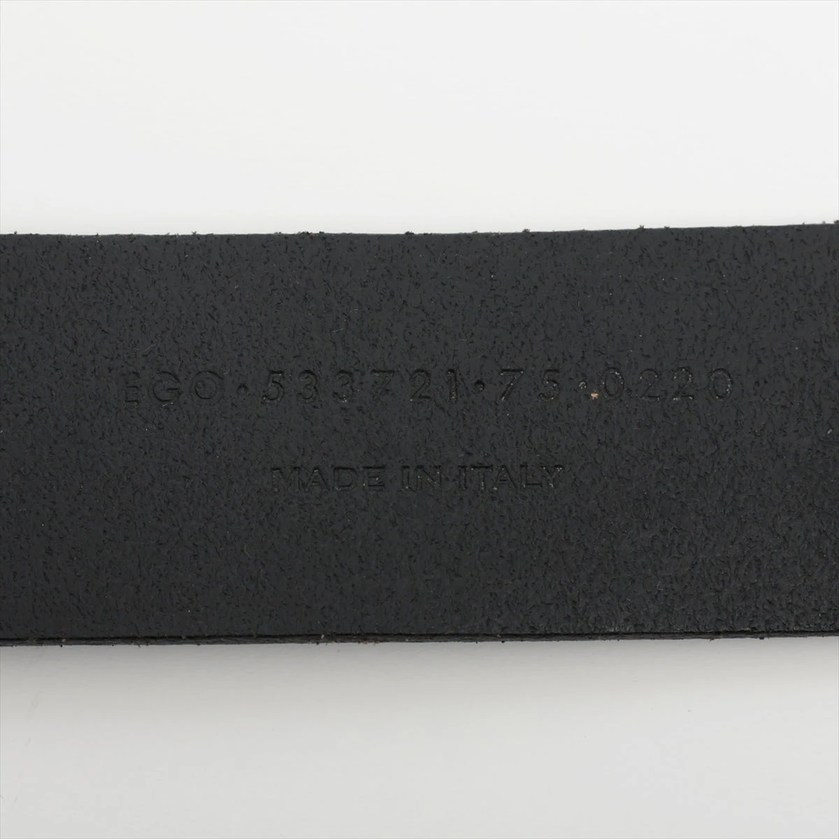 YSL ブラックレザーベルト シルバー ロゴ SAINT LAURENT サンローラン ベルト YSL BELT 3.0 634437 634440