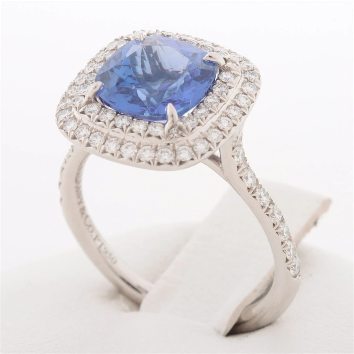 【値下げ】TIFFANY SV925 天然石タンザナイト バイザヤード・美品 TIFFANY&Co. 美品☆ティファニー カラー バイ ザ ヤード