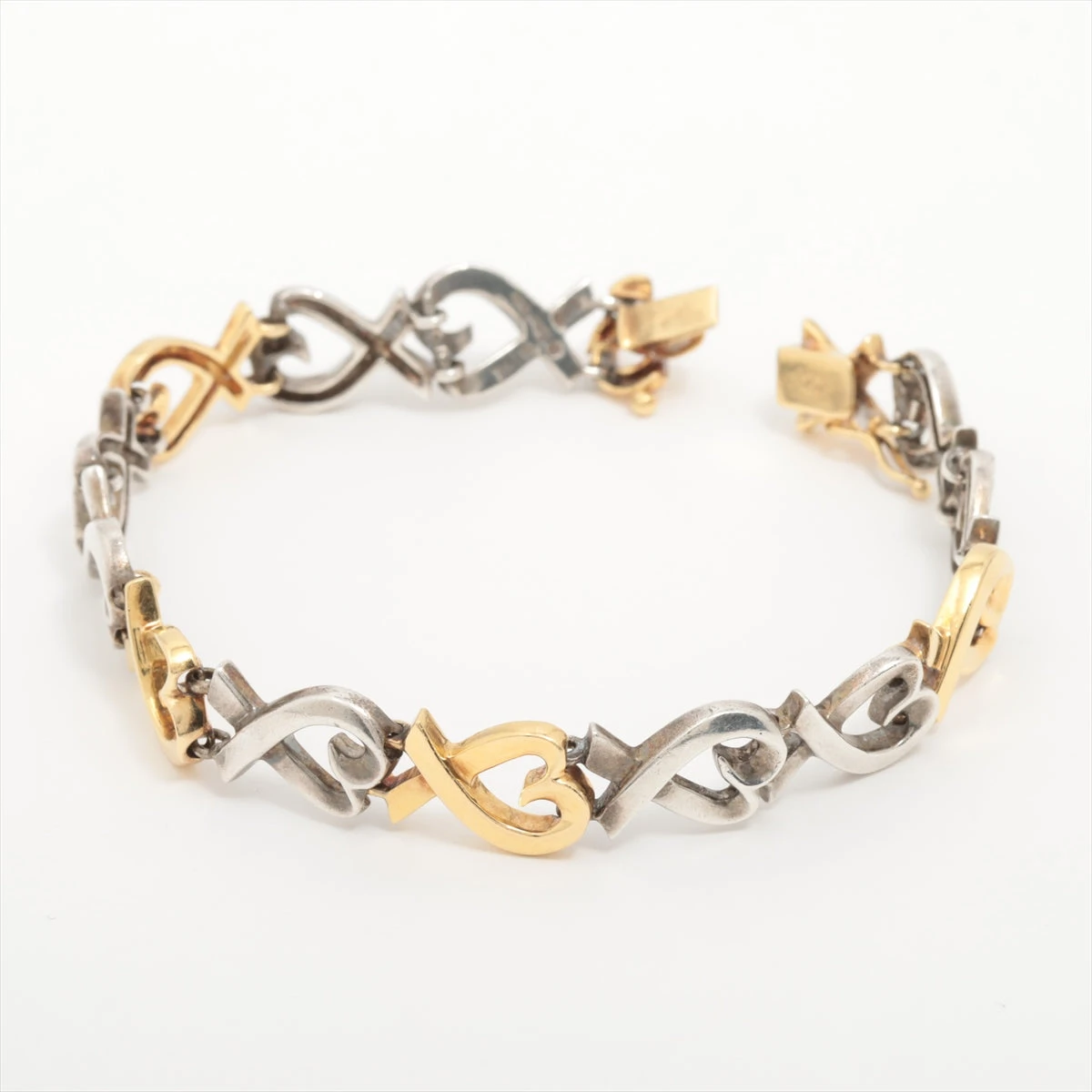 ティファニー ラビングハート ブレスレット 925×750 19.0g ゴールド