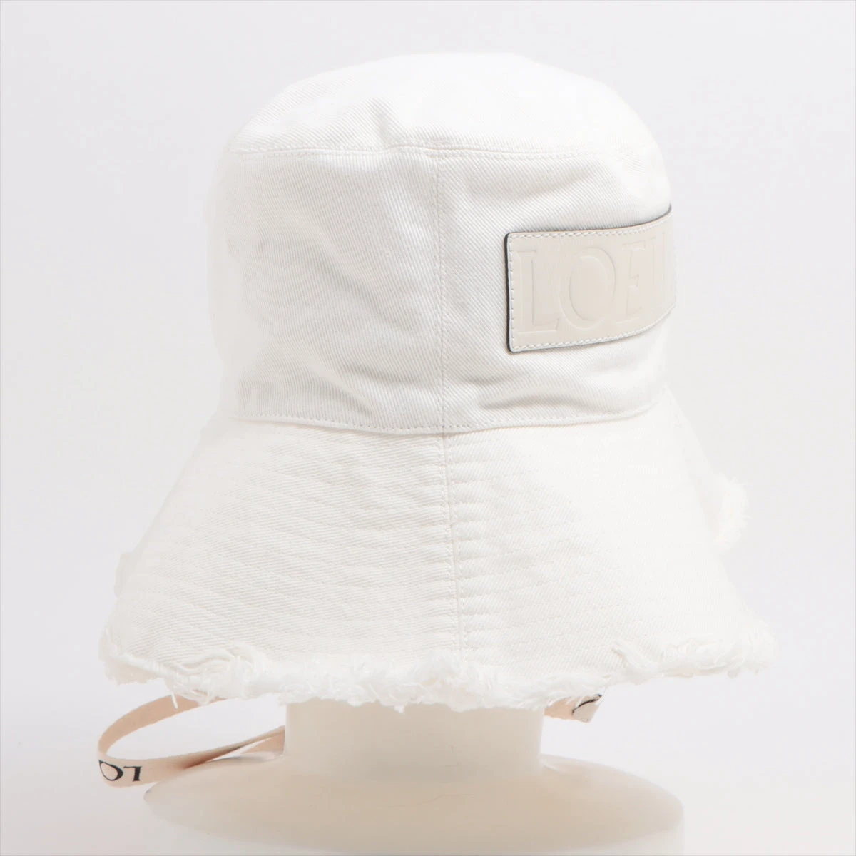 LOEWE ホワイト バケットハット 57 美品 付属品完備 LOEWE フィッシャーマンハット ホワイト