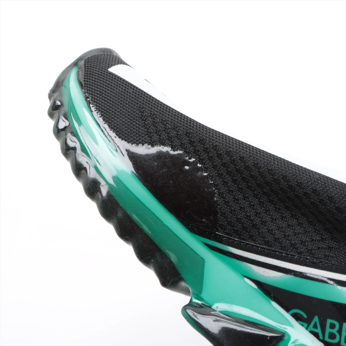 ドルチェ&ガッバーナ ニット スリッポン 41 メンズ ブラック×グリーン