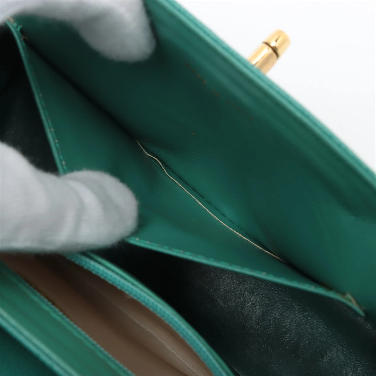 シャネル ココマーク キャビアスキン ハンドバッグ パーティーケリー