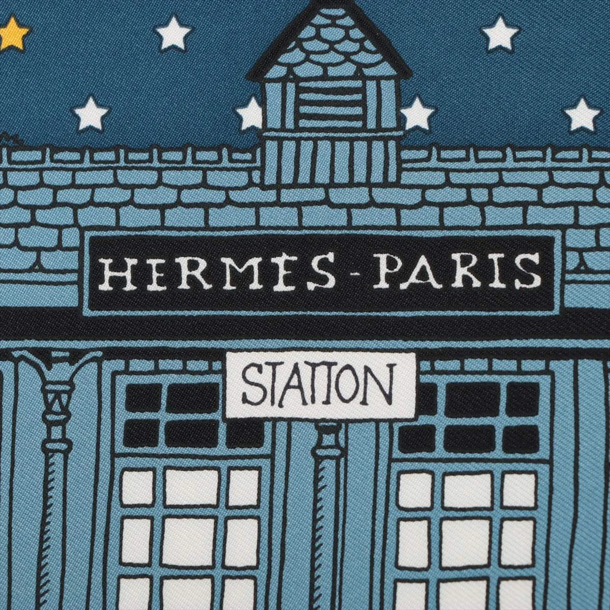エルメスパリステーション バンダナ55 エルメス カレ55 Hermes Paris Station Bandana エルメス パリ