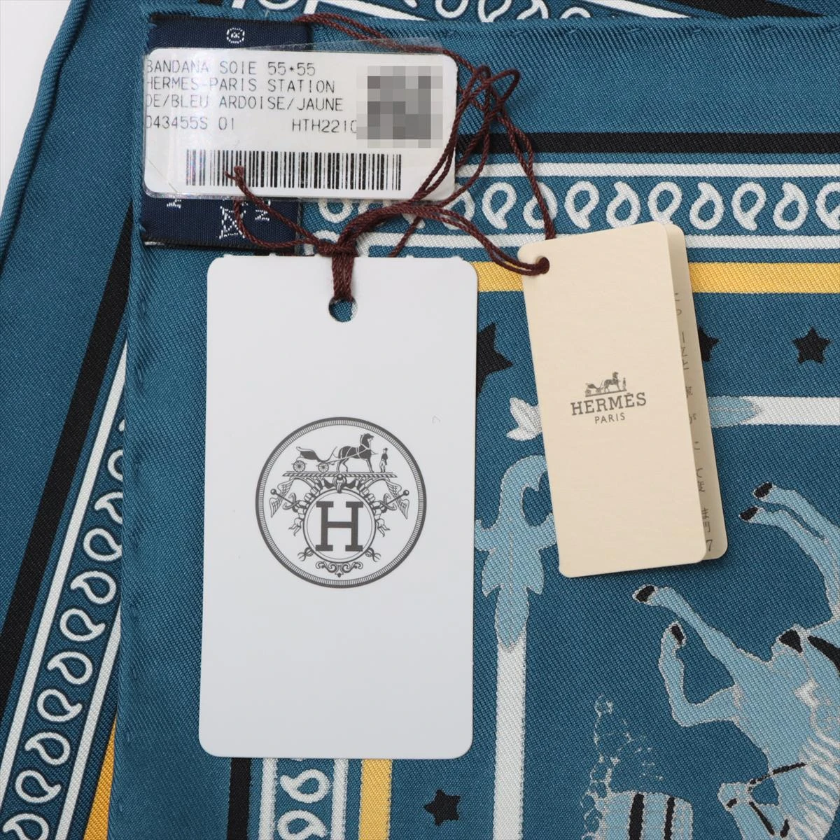 エルメス カレ55 Hermes Paris Station Bandana エルメス パリ