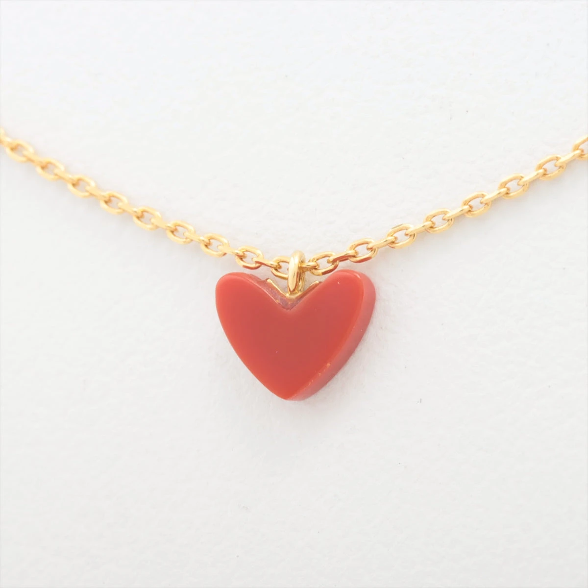 新品同様 アーカー k18 YG ローラハート ネックレス ✨ 750（上品  