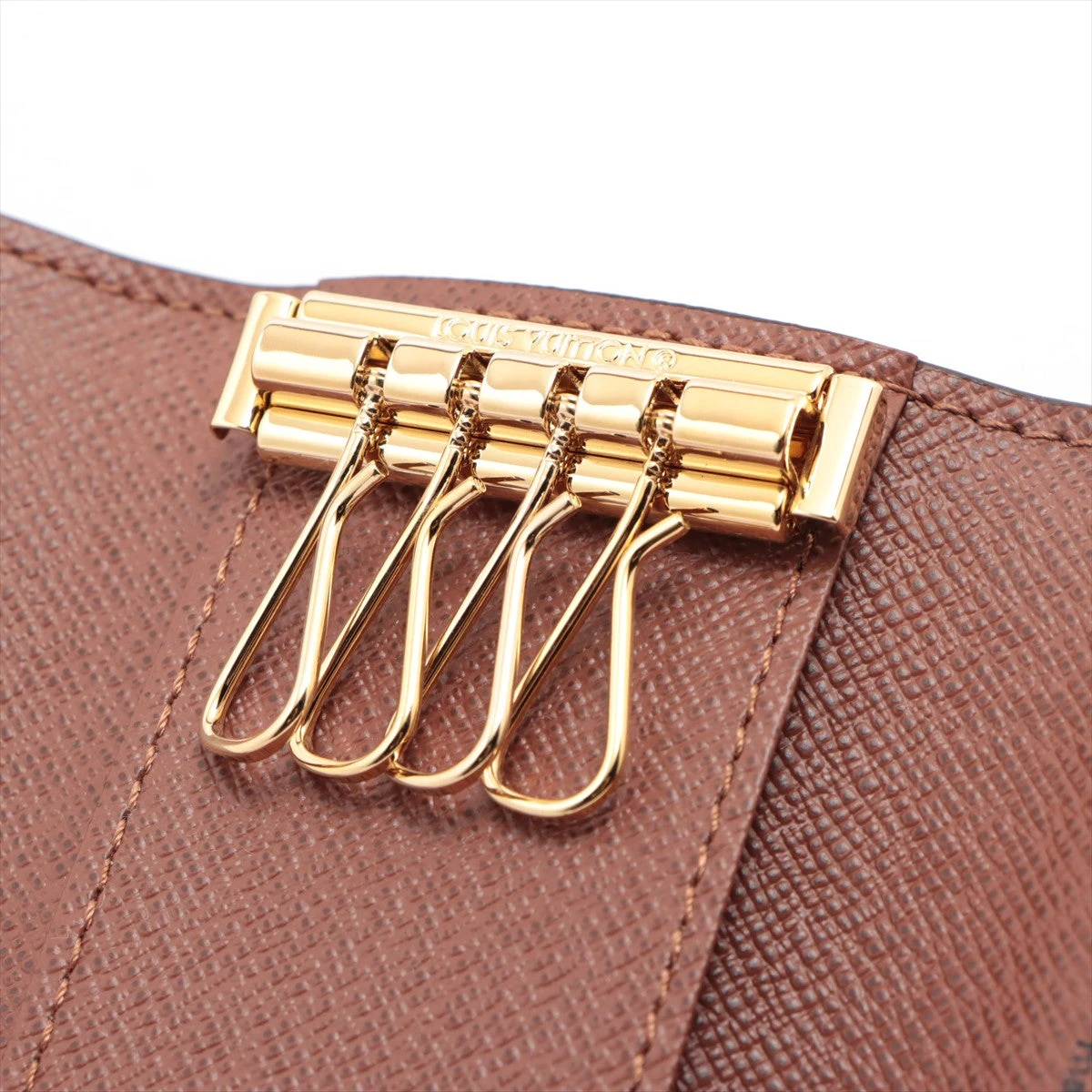 ルイヴィトン LOUIS 選ら VUITTON ミュルティクレ 4 M69517 4連 キー  