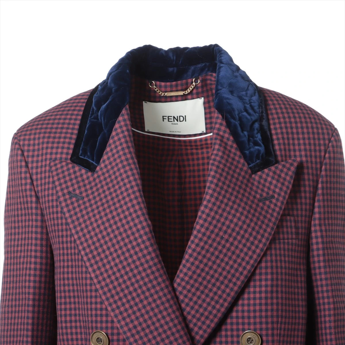 FENDI フェンディ ジャケット ネイビー 3L相当 ハンガー付 イタリア製 ウィメンズ デザイナー ウェア | FENDI JP