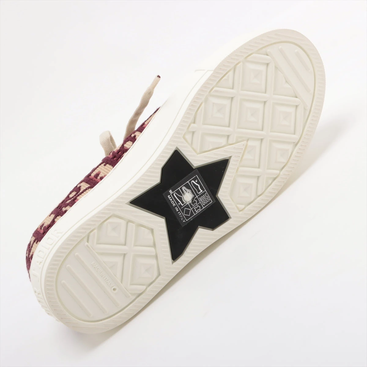 クリスチャンディオール オブリーク ファブリック スニーカー ベージュ