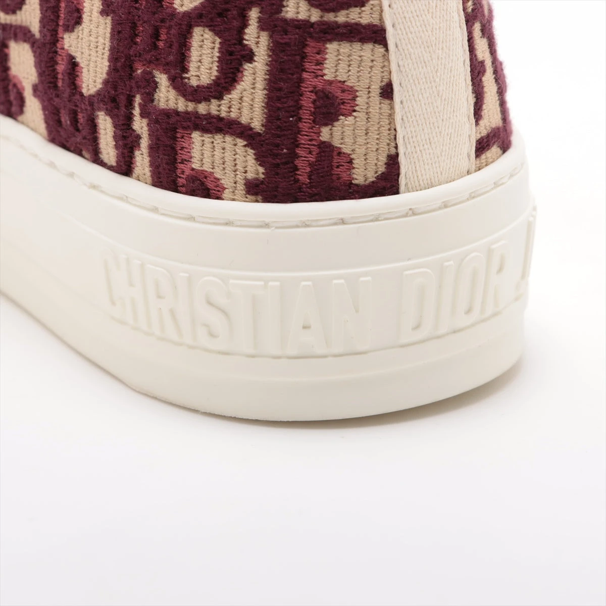 クリスチャンディオール オブリーク ファブリック スニーカー ベージュ