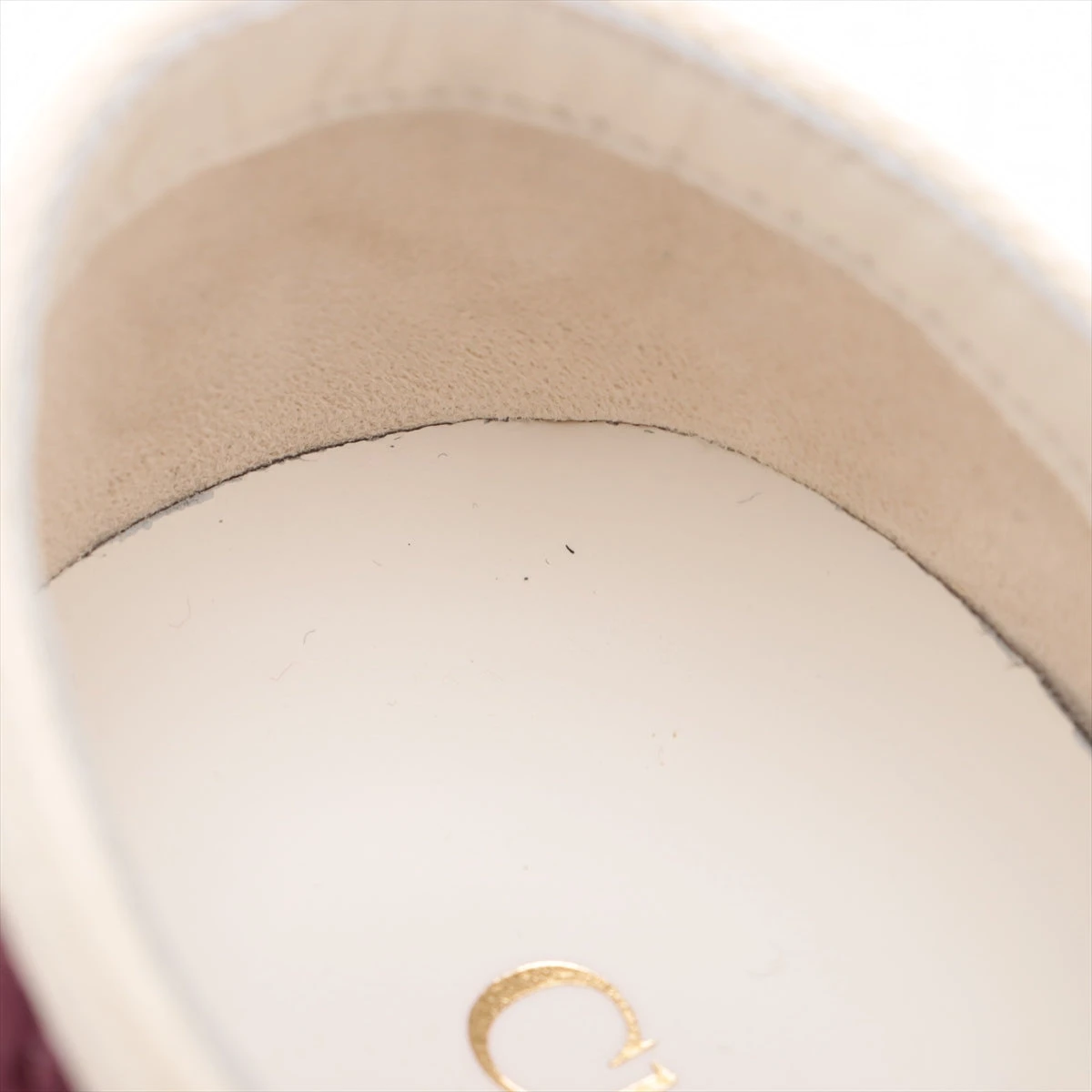 クリスチャンディオール オブリーク ファブリック スニーカー ベージュ