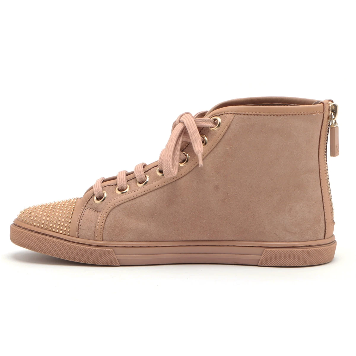 ヴィトン 12年 レザー×スエード ハイカットスニーカー 34 1/2