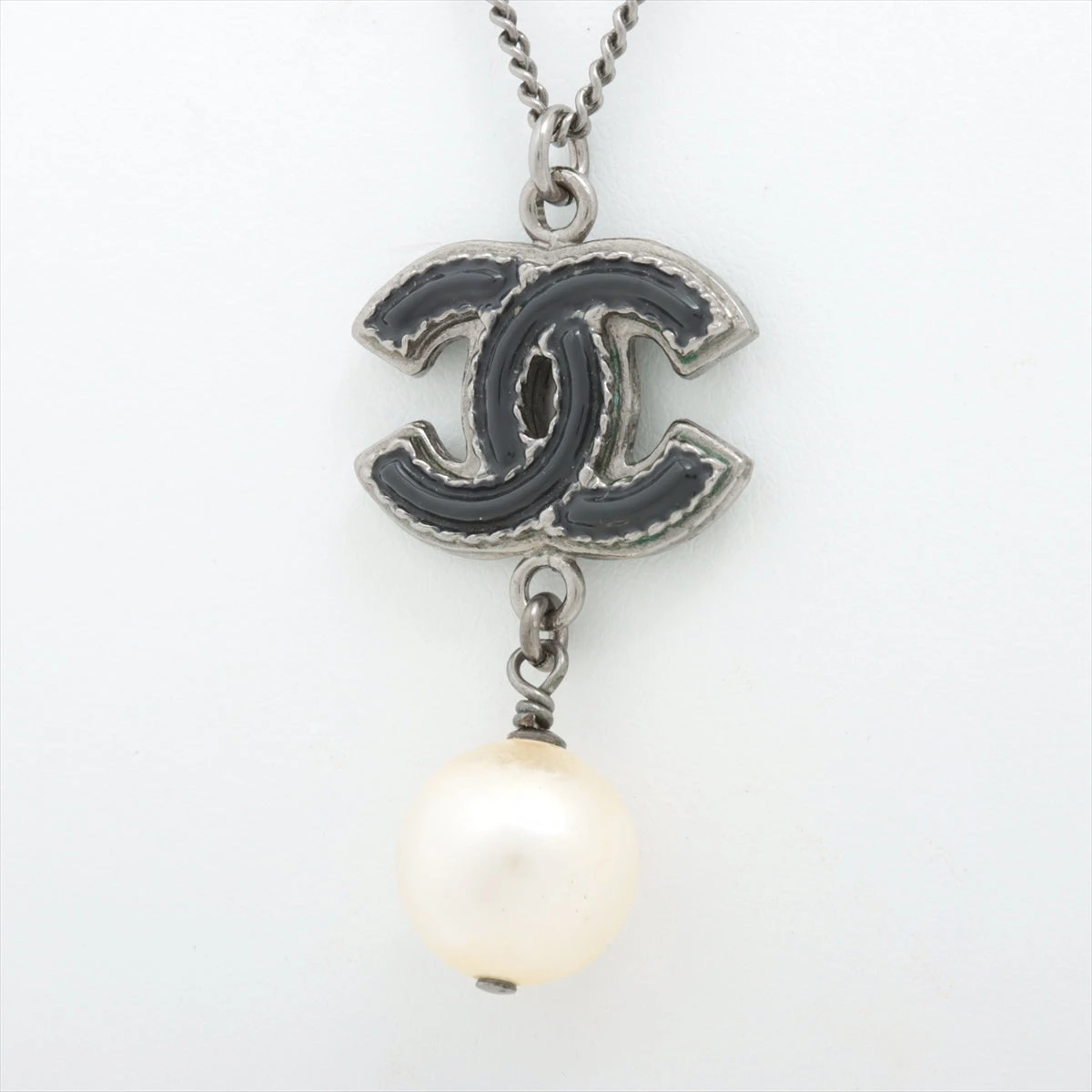 Chanel シャネル GP×フェイクパール ココマーク 95A ネックレス