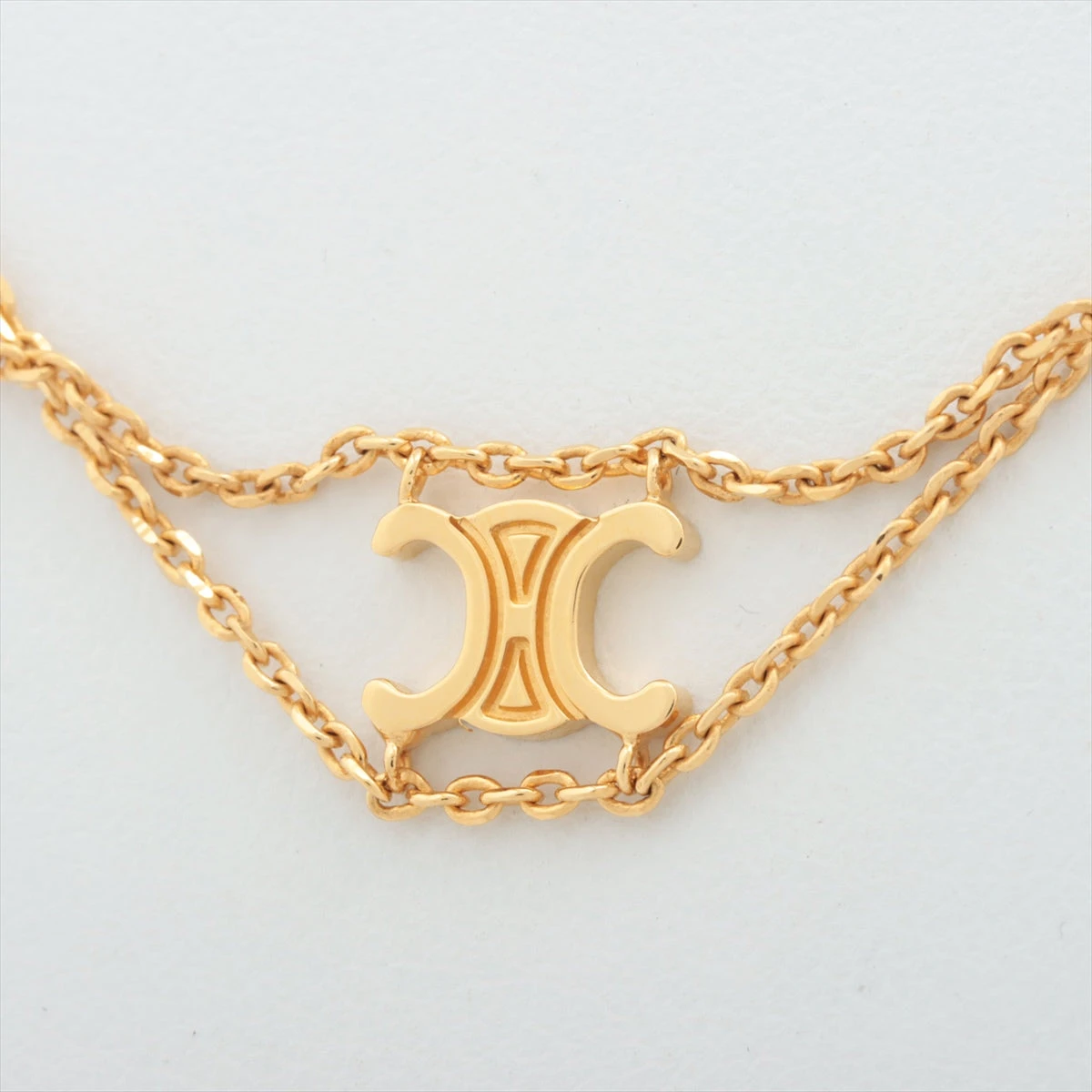 セリーヌ トリオンフ ネックレス GP ゴールド A2537092｜中古ブランド