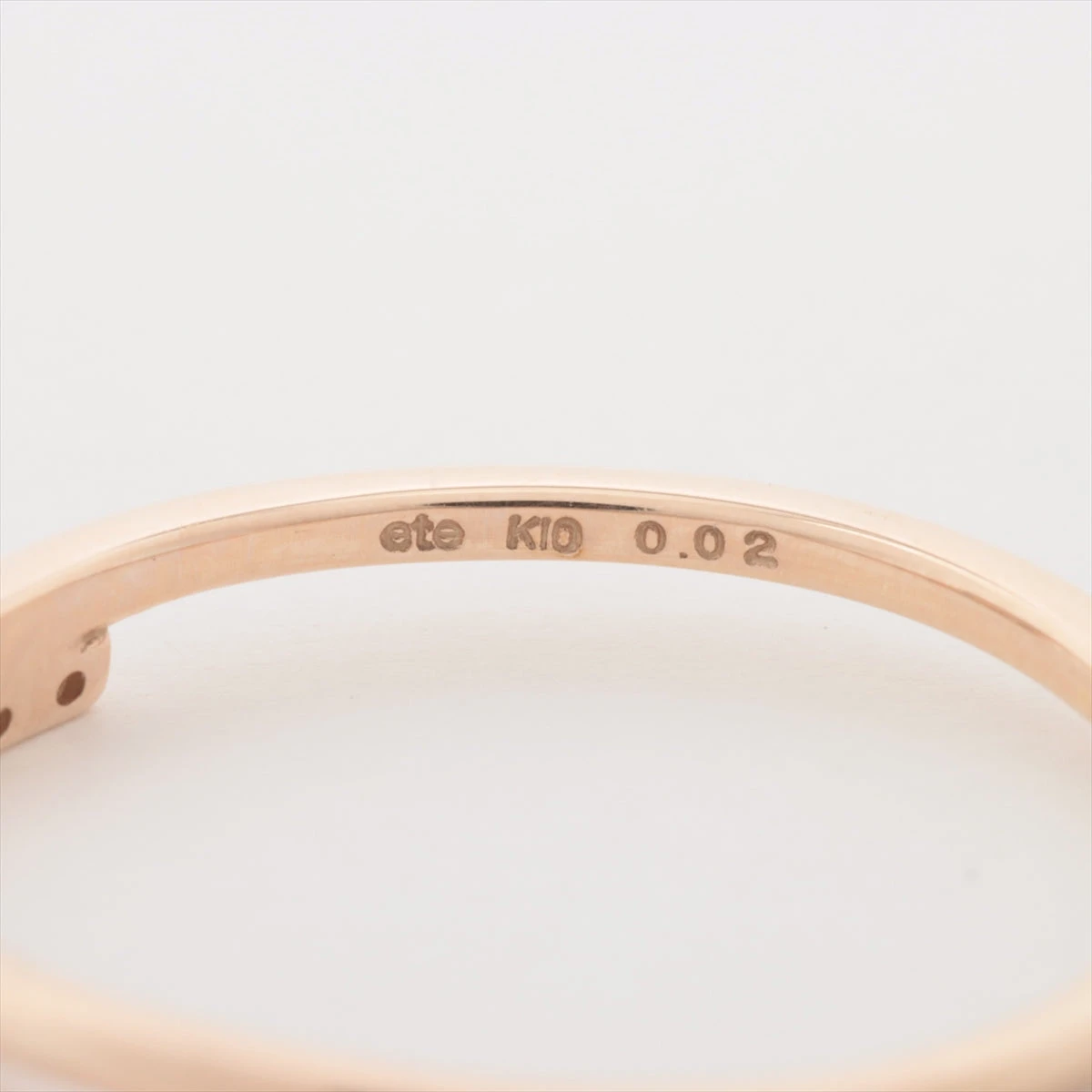 ete ダイヤモンドクラフトリング K10 11号 ete ダイヤモンドクラフトリング K10 11号 ete ダイヤモンドクラフト