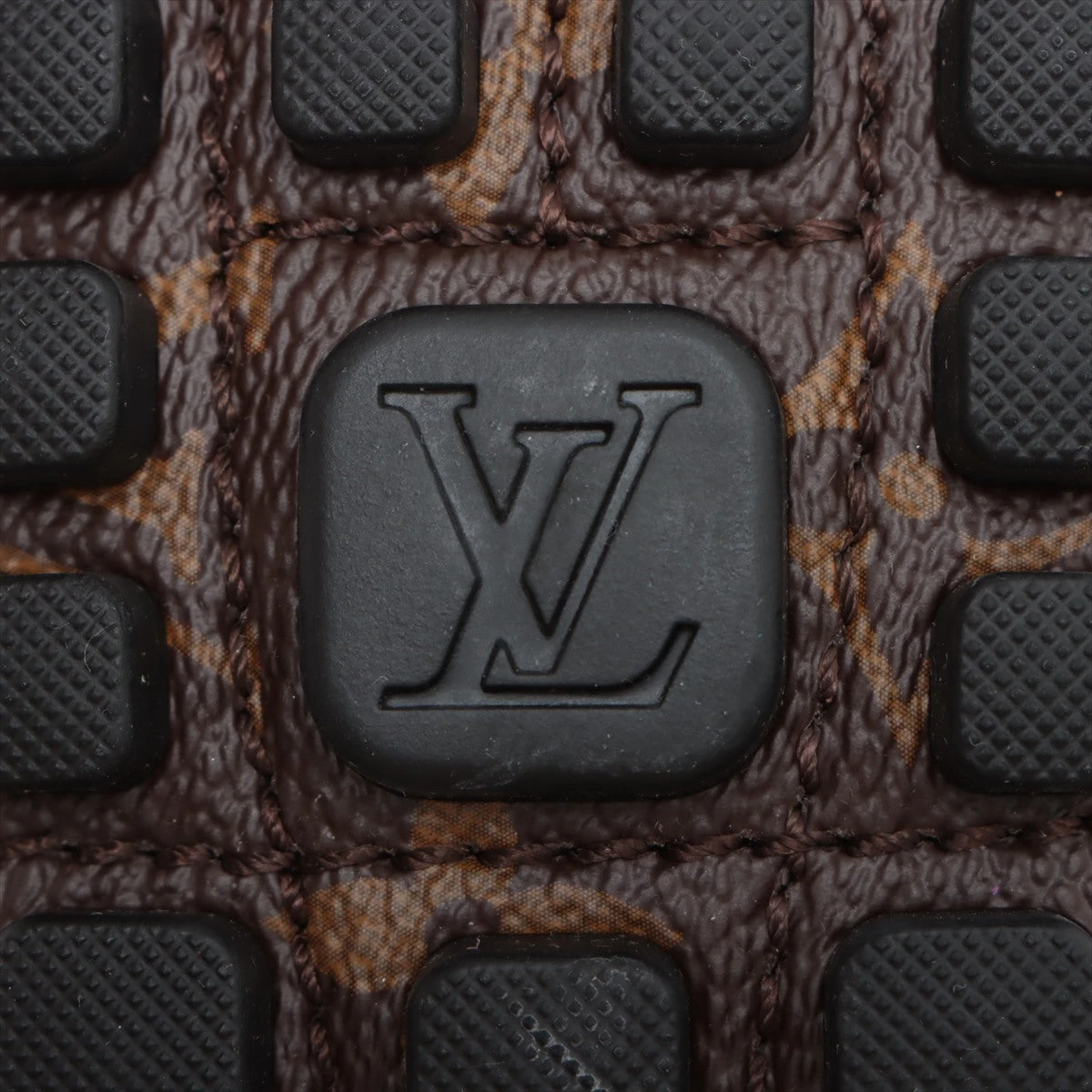 ヴィトン アリゾナライン 18年 PVC×レザー ドライビングシューズ 7 1/2