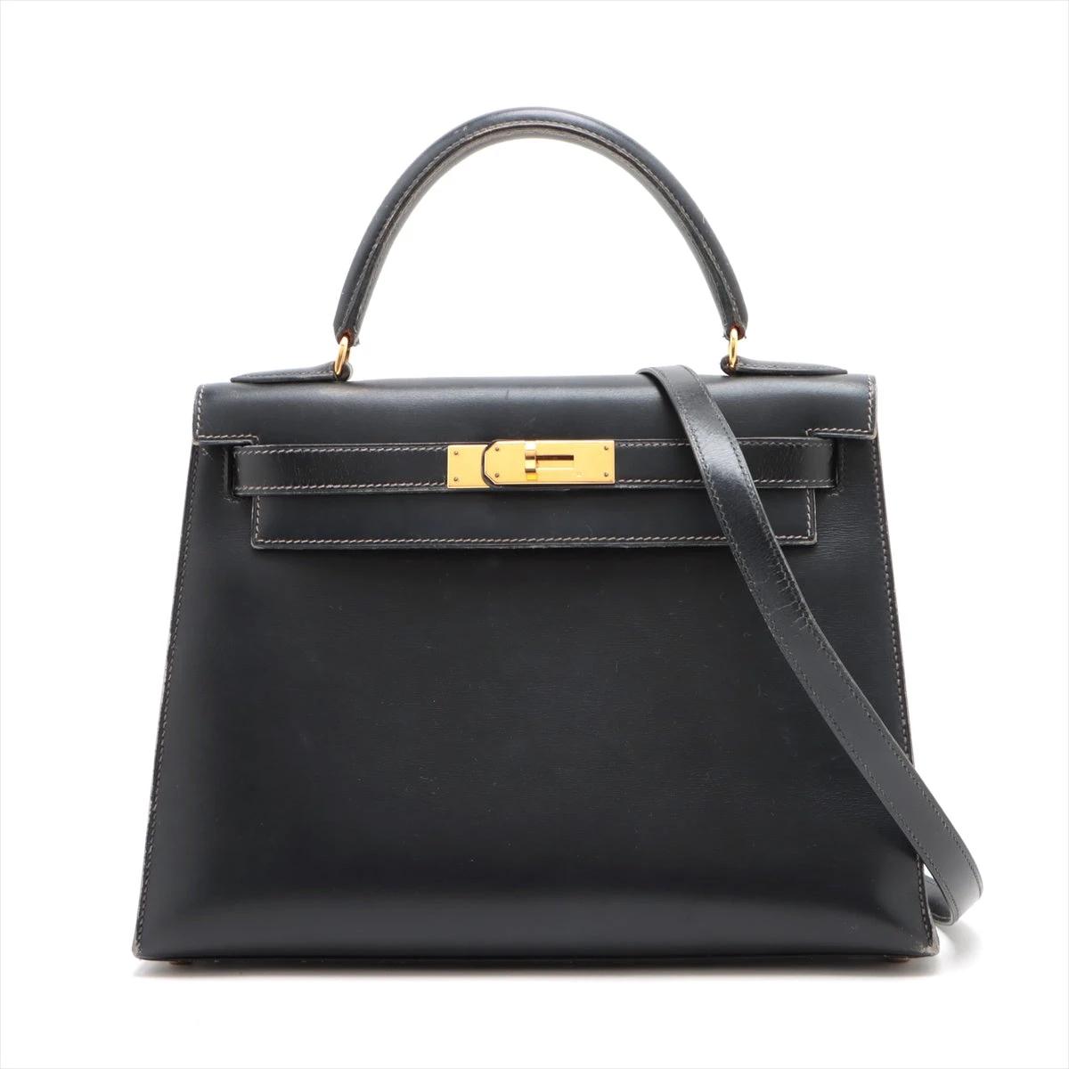 格安✨エルメス　ケリー　ハンドバッグ　ボルドー　ボックスカーフ　ゴールド金具 エルメス ケリー 25cm 内縫い ボルドー ボックスカーフ ゴールド