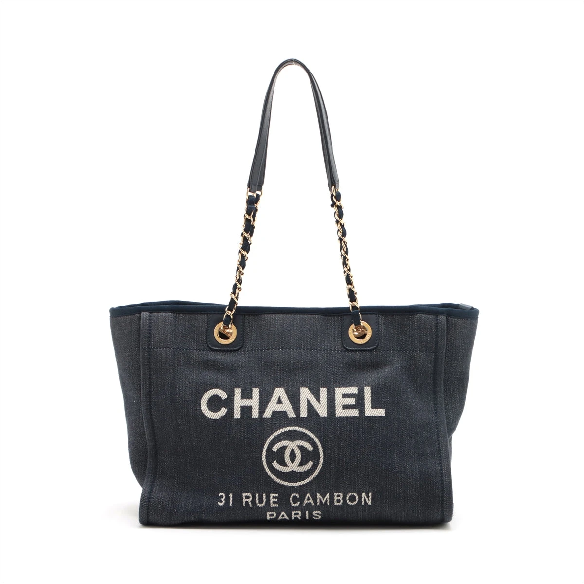 HERMES ドーヴィル MM トートバッグ キャンバス ブラック（HERMES  