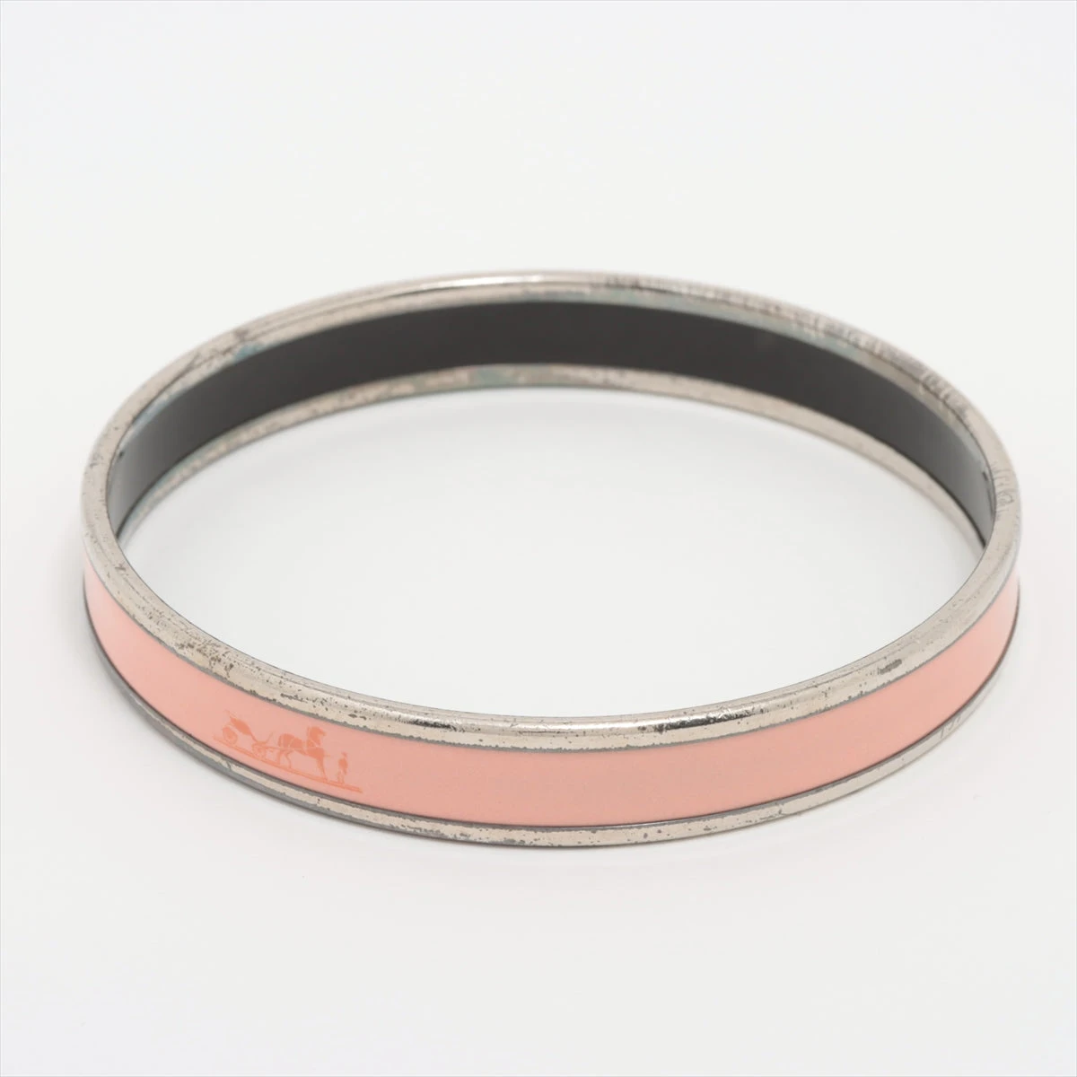 エルメス エマイユPM バングル GP シルバー A2541732｜中古ブランド品