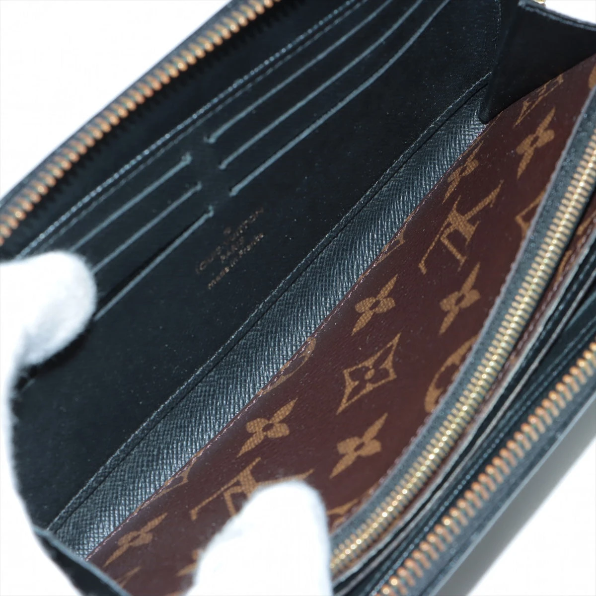 Louis VuittonジッピーウォレットレティーロM61855 ルイヴィトン ジッピー・ウォレット レティーロ ノワール M61855