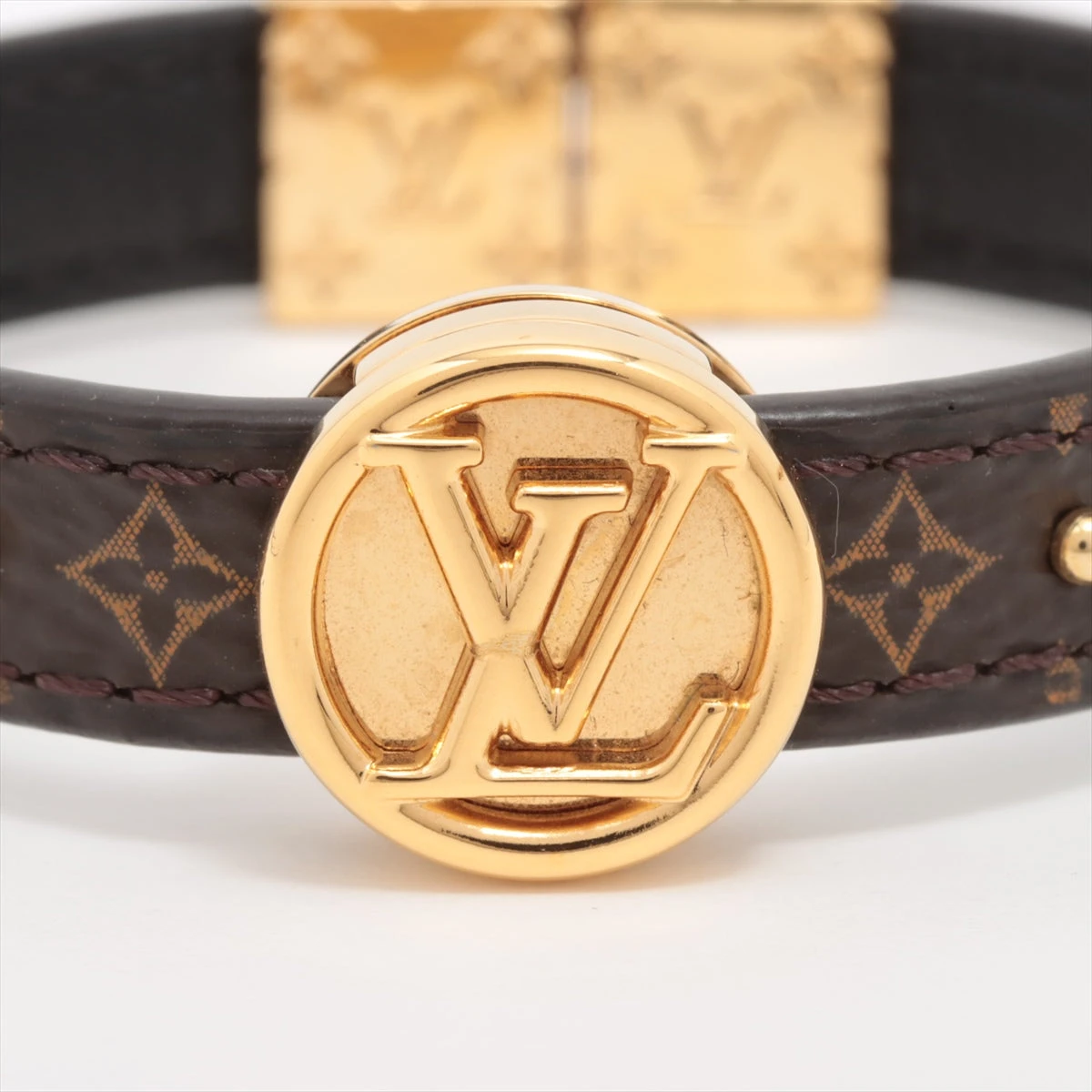 ヴィトン ブラスレ LVサークル リバーシブル BC0198 ブレスレット PVC