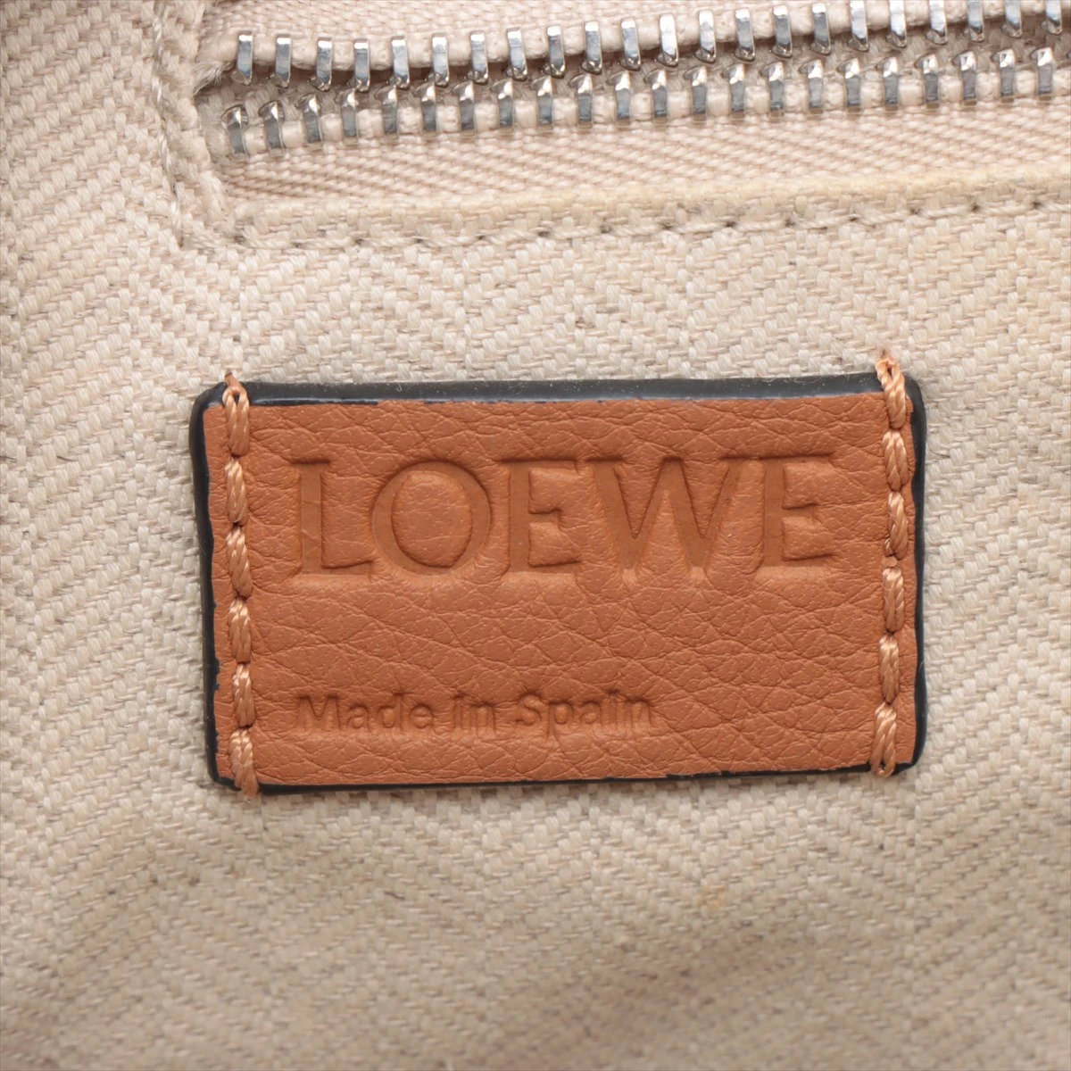 ロエベ ゴヤ レザー バックパック/リュック ブラウン WU019732｜中古