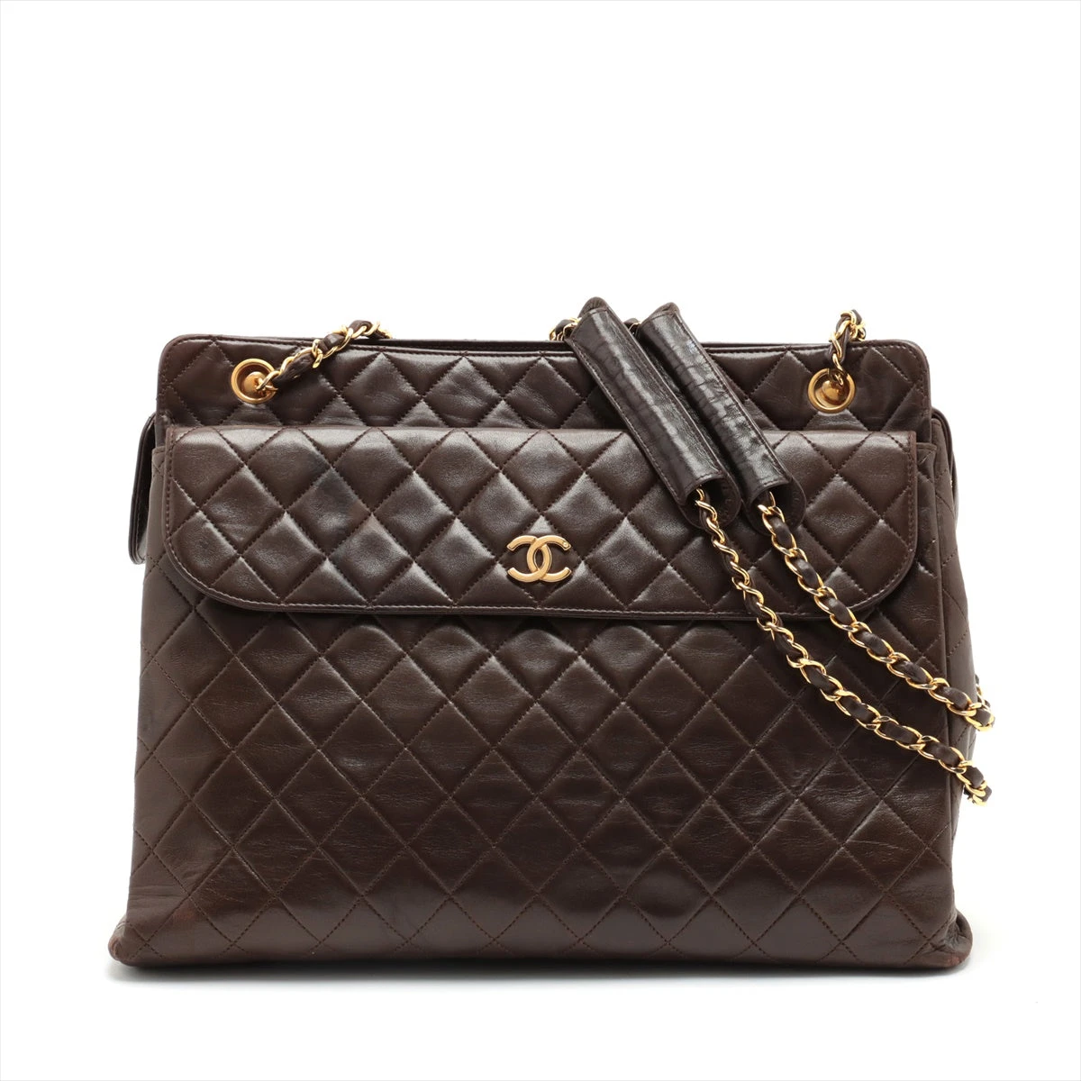 ミ*ミ様 ★CHANEL シャネル マトラッセ チェーントートバッグ ラムスキン CHANEL】シャネル マトラッセ チェーン トートバッグ ラムスキン