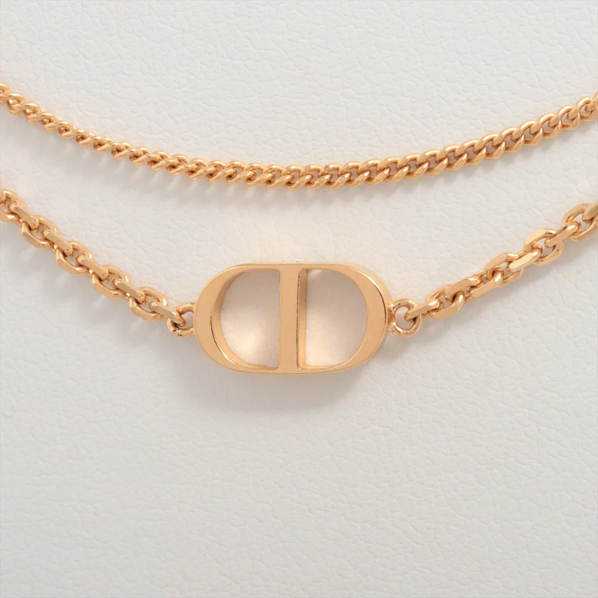 ディオール CDスター ネックレス GP×ラインストーン ゴールド A2543286