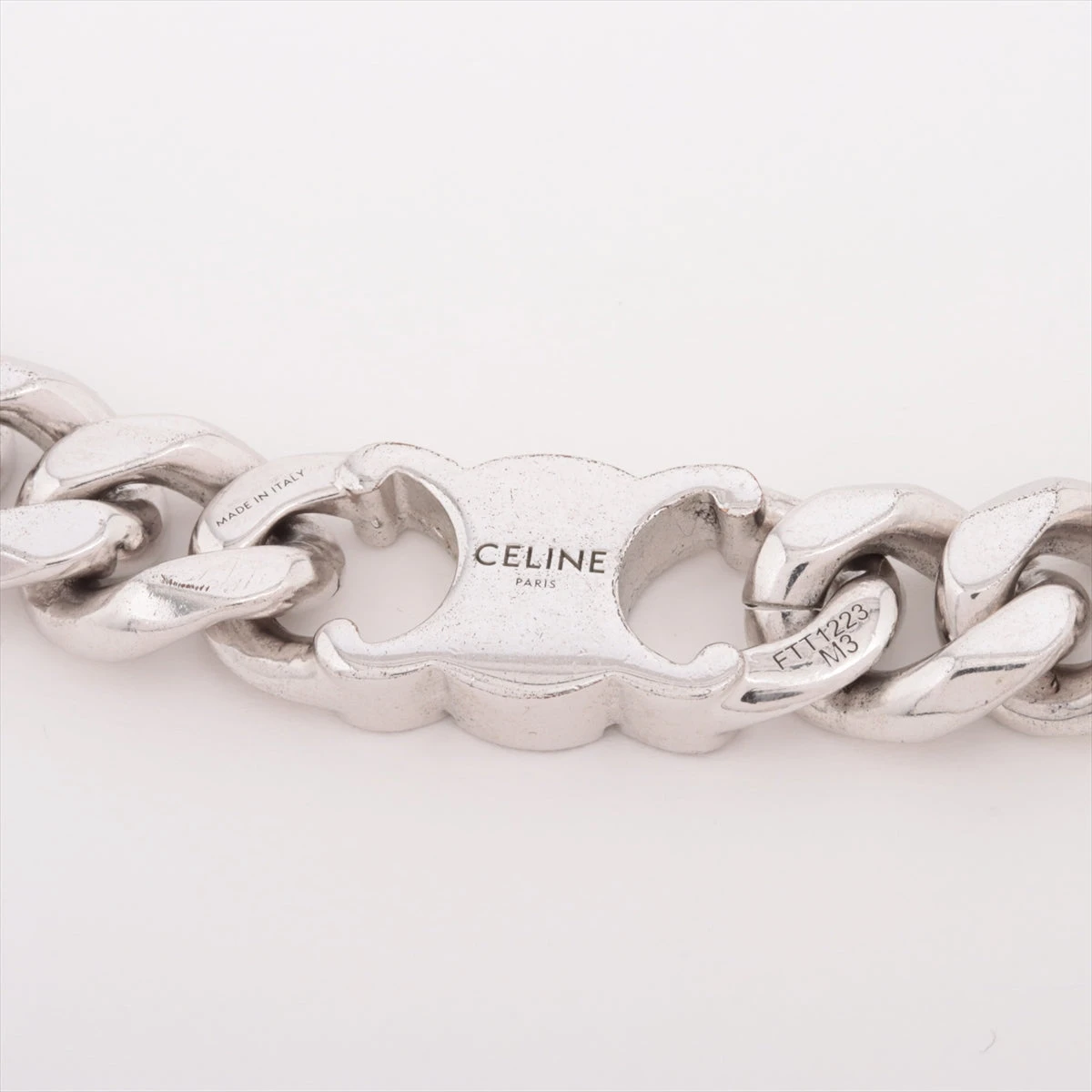 新品未使用】CELINE セリーヌ シルバーチェーンブレスレット