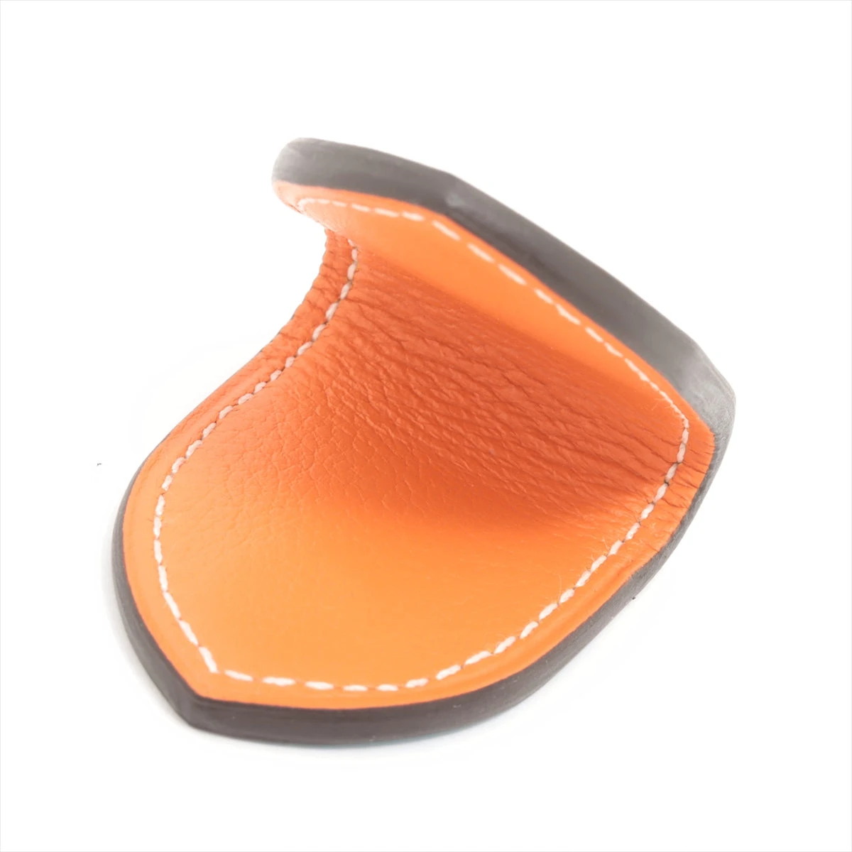 エルメス マネークリップ レザー ブルー×オレンジ A2551170