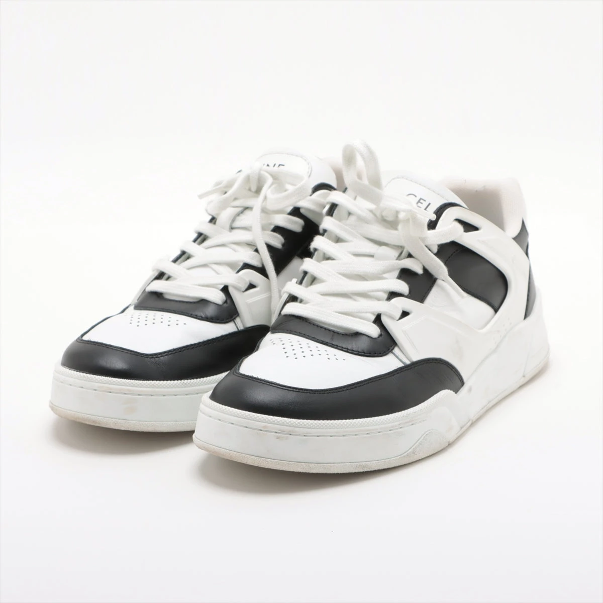 セリーヌ　スニーカー　ブラックレザー　43 セリーヌ CELINE CELINE スニーカー 361494644C.38AB RUNNER