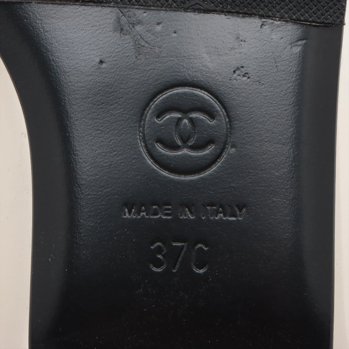 シャネル ココマーク 22C パテントレザー パンプス 37C