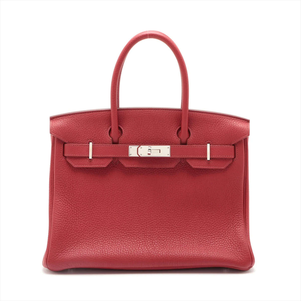 エルメス バーキン25 トゴ ルージュグレナ シルバー金具 X:2016