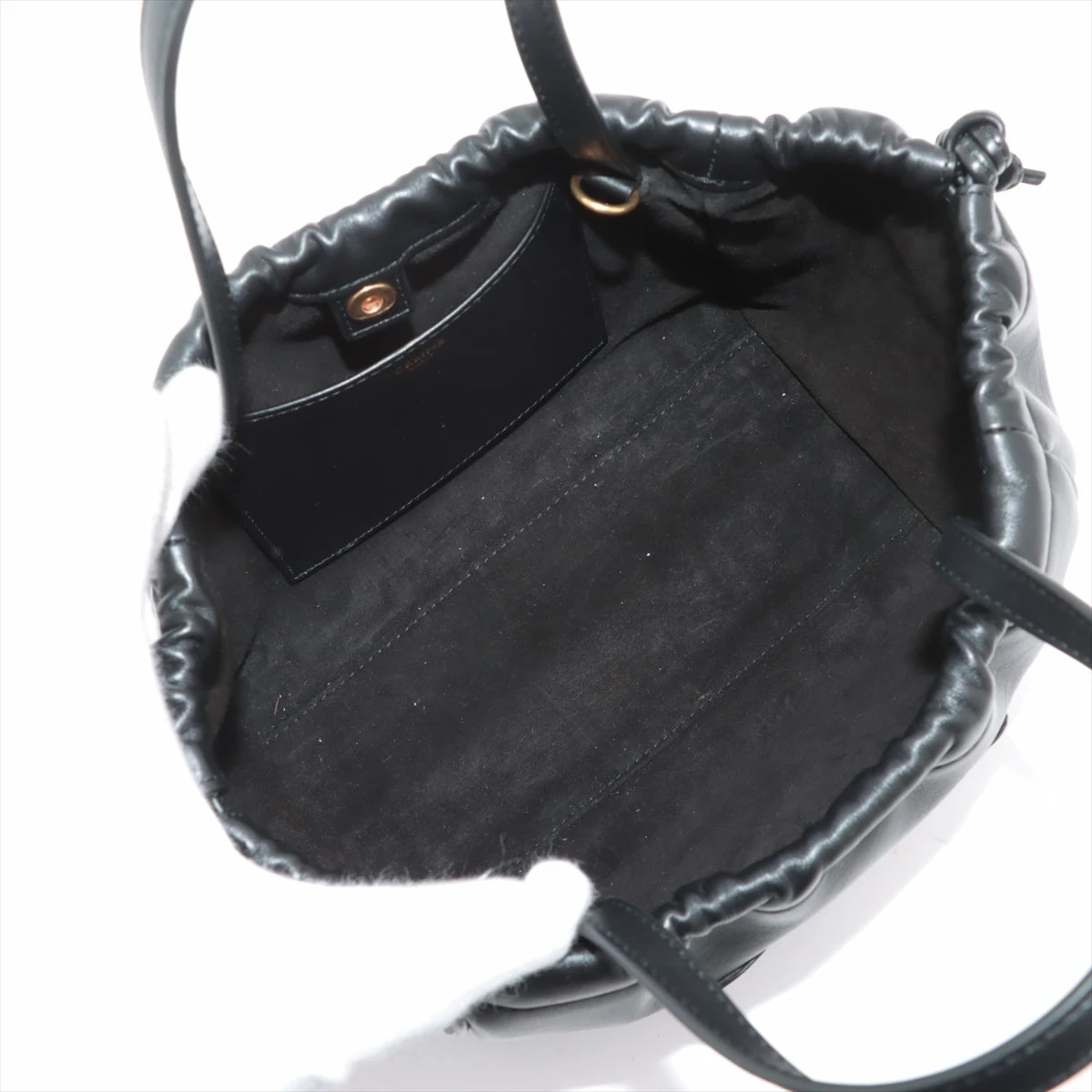 【CELINE】エレガント♪スモール ドローストリング バッグ CELINE】スモール カバ ドローストリング CUIR TRIOMPHE (CELINE