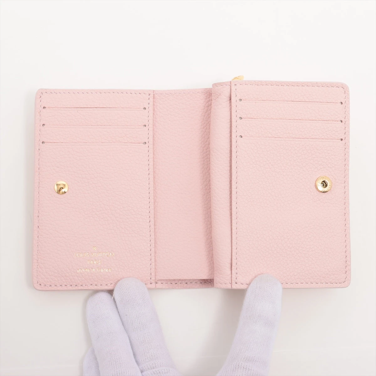 【超美品】ルイヴィトン クレア アンプラント サマースターダスト 二つ折り財布 LOUIS VUITTON - ルイヴィトン クレア ネイビー ホワイト 二