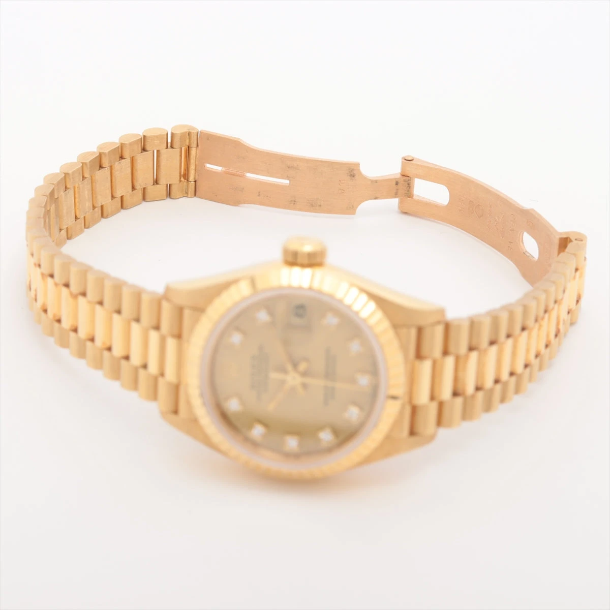 ロレックス レディ デイトジャスト ティファニーWネーム 69178G