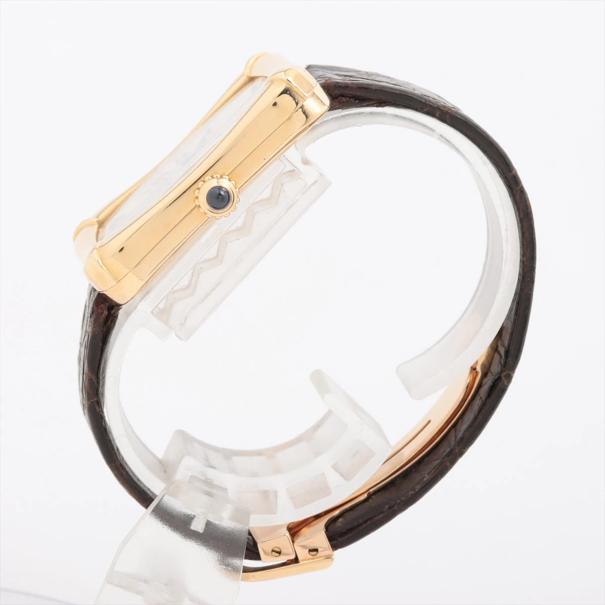 カルティエ クッサン YG×革 手巻き 白文字盤 A2483684|中古 カルティエ クッサン YG×革 手巻き 白文字盤 A2483684|中古