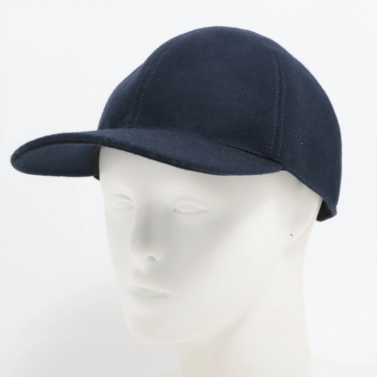 PRADA ベースボールキャップ ネイビー ロゴキャップ コットン 【公式通販】