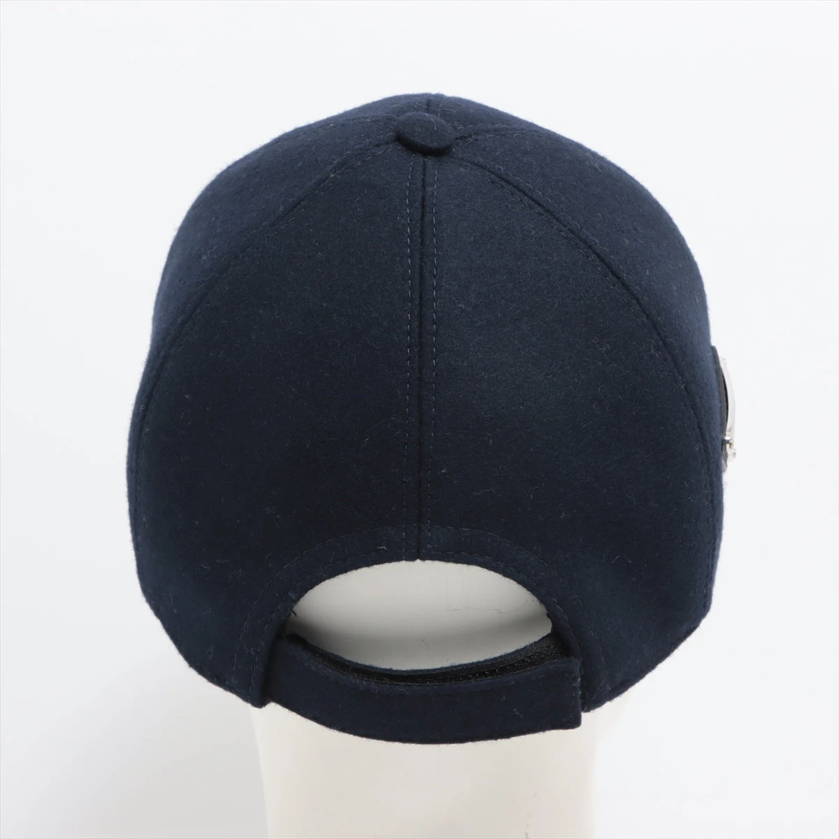 プラダ キャップ L コットン×ウール ネイビー A2548529｜中古