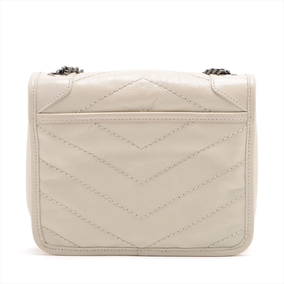 【送料&関税込】サンローラン ニキ ホワイトレザーバッグ ホワイト（白）系 Saint Laurent Niki(サンローラン ニキ