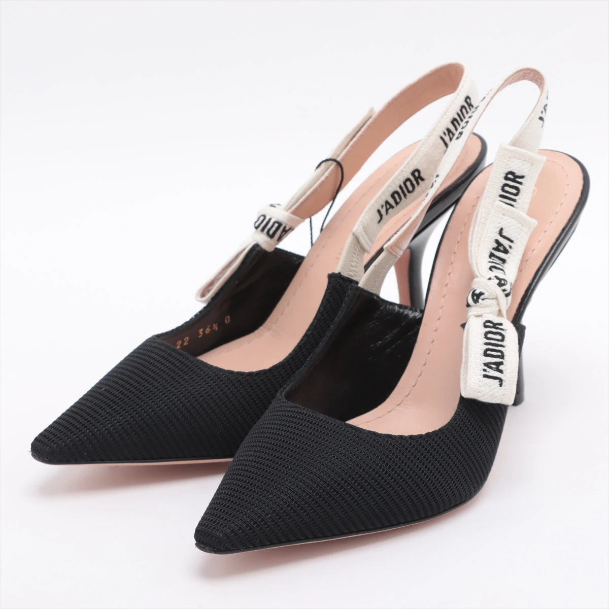 即日発送★Christian Dior ブラック スリングバックパンプス Christian Dior - J'ADIOR スリングバックパンプス 新品 35