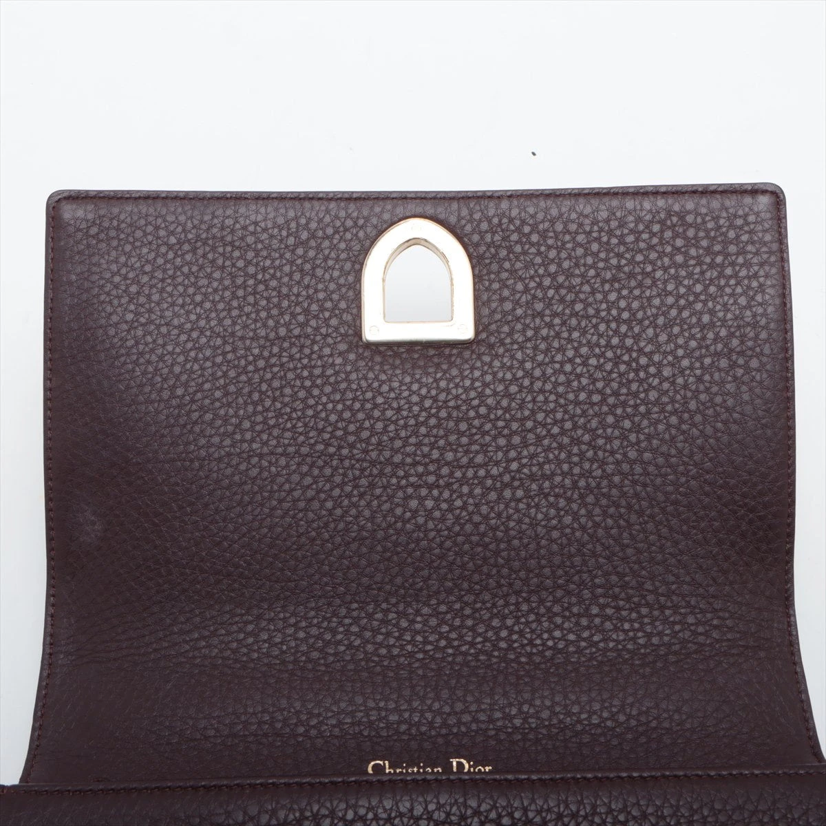 □Dior ディオール レザー チェーンショルダー ボルドー ワイン