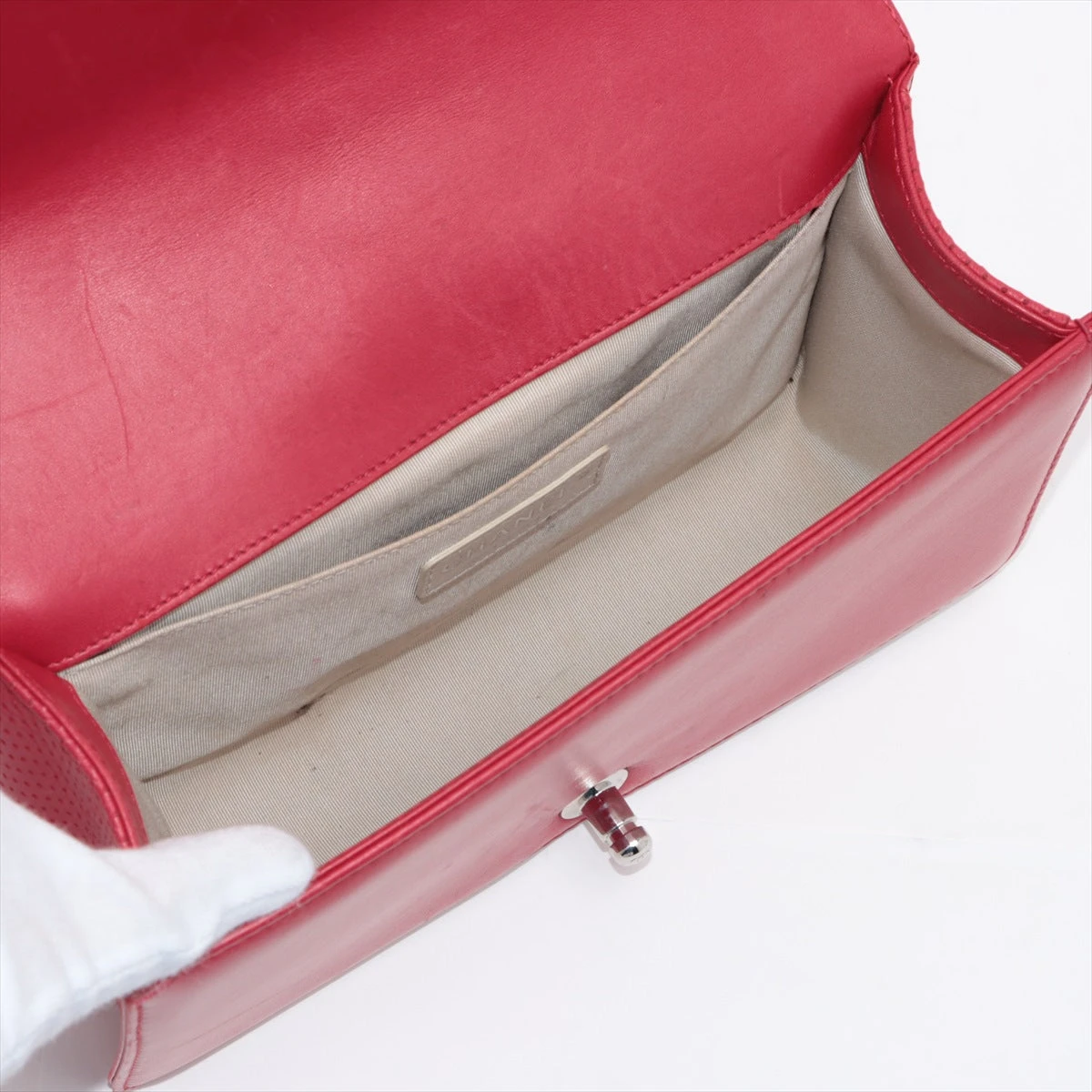 シャネル ボーイシャネル25 パンチングレザー チェーン シャネル ボーイシャネル25 パンチングレザー チェーン