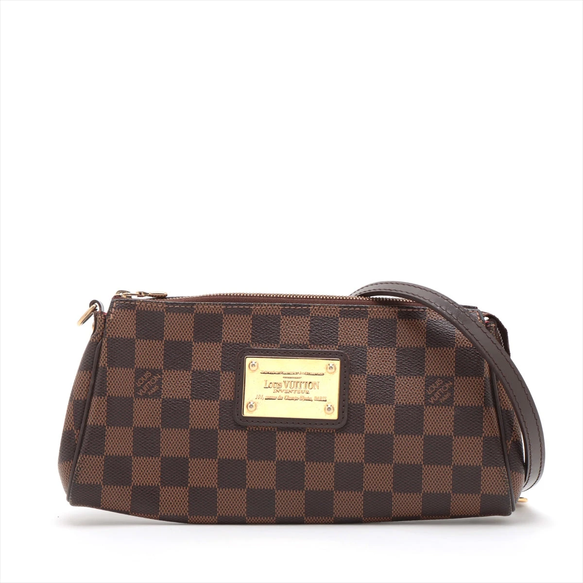 ヴィトン ダミエ エヴァ N55213 持ち手チェーン欠損