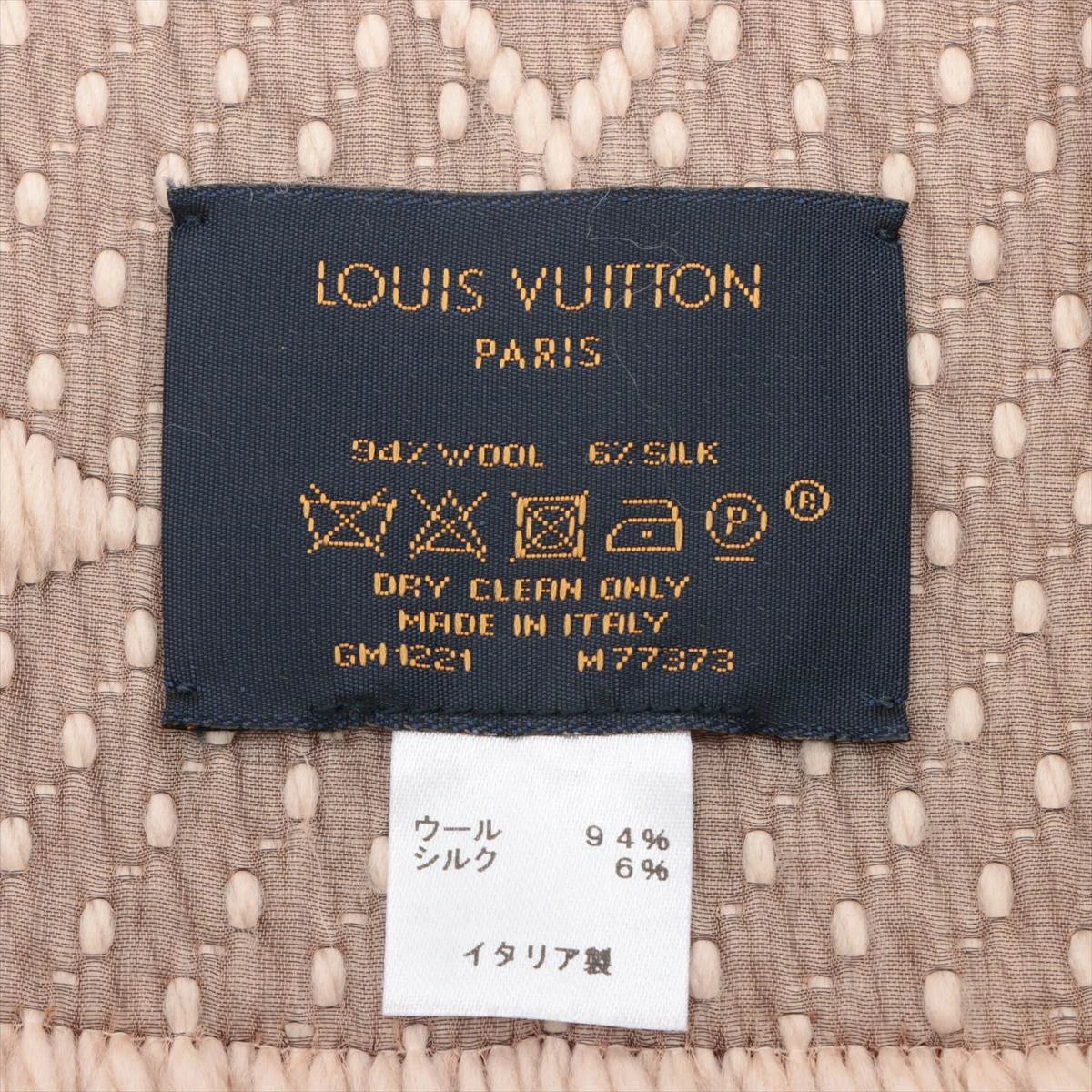 ヴィトン M77373 エシャルプ・ロゴマニア GM1221 マフラー ウール