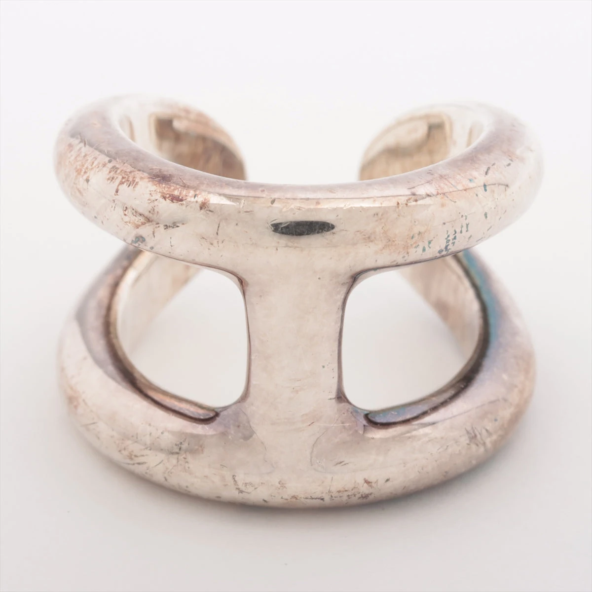 エルメス オスモズGM リング 54 925 15.6g シルバー A2524389｜中古