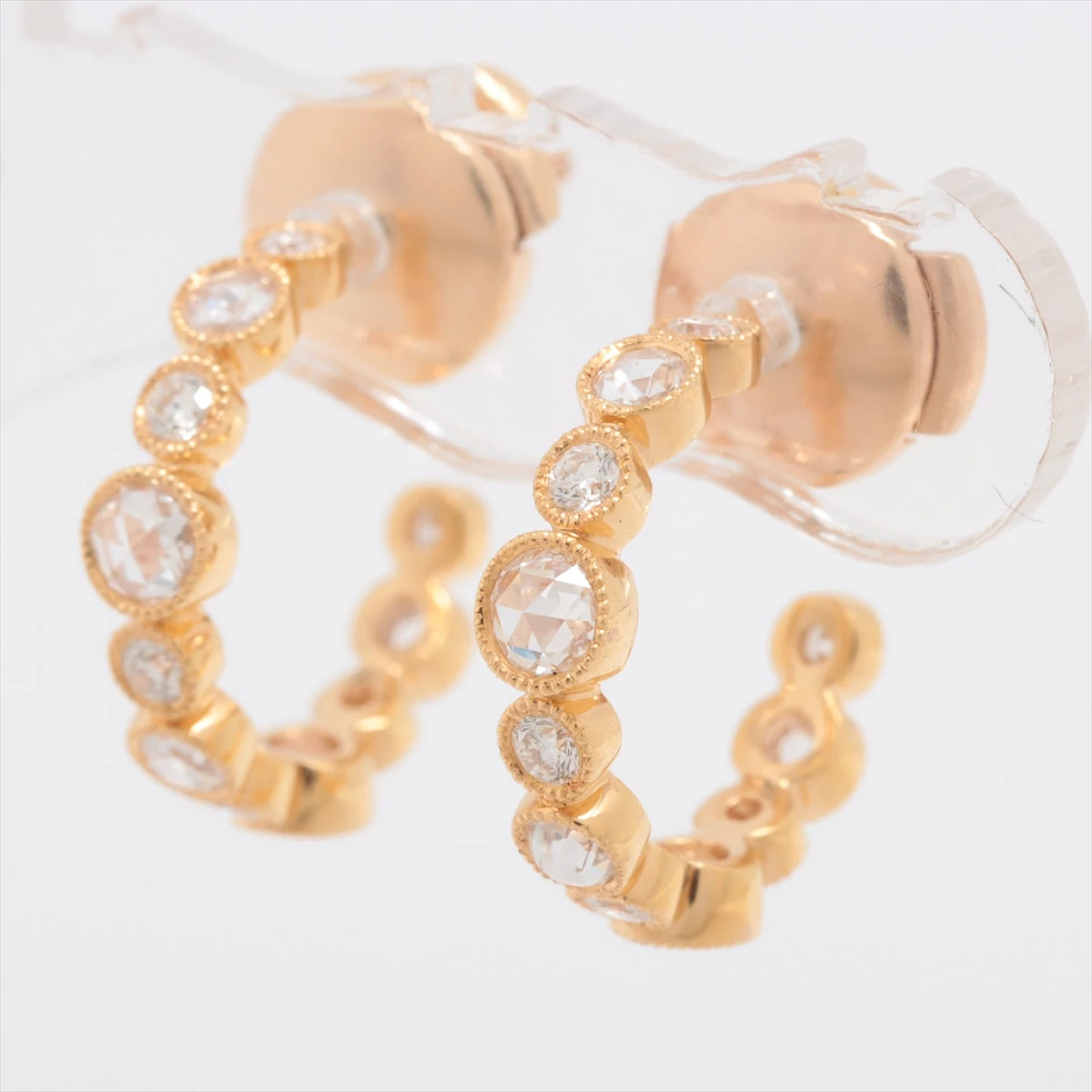 ティファニー ジャズサークル ダイヤ ピアス 750(YG×PG) 3.4g A2573272